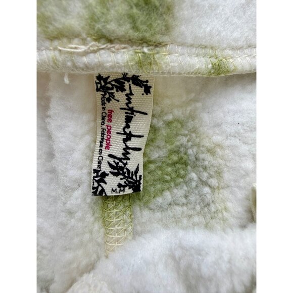 NWT Free People Green White Tie Dye Sweater Shorts Lounge Set | Athleisure Boho - Picture 9 of 15